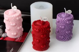 Molde silicona velon con corazones